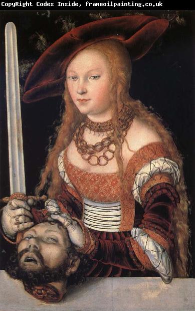 Lucas Cranach the Elder Fudith with the head of Holofernes